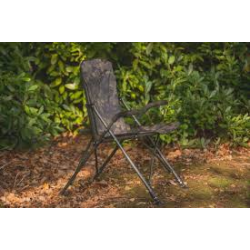 SOLAR - Undercover Camo Foldable Easy Chair - High - krzesło karpiowe